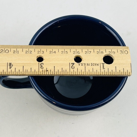 Fiesta Cobalt Blue Flat Cup Only Coffee Tea Homer Laughlin HLC Fiestaware - Picture 8 of 8